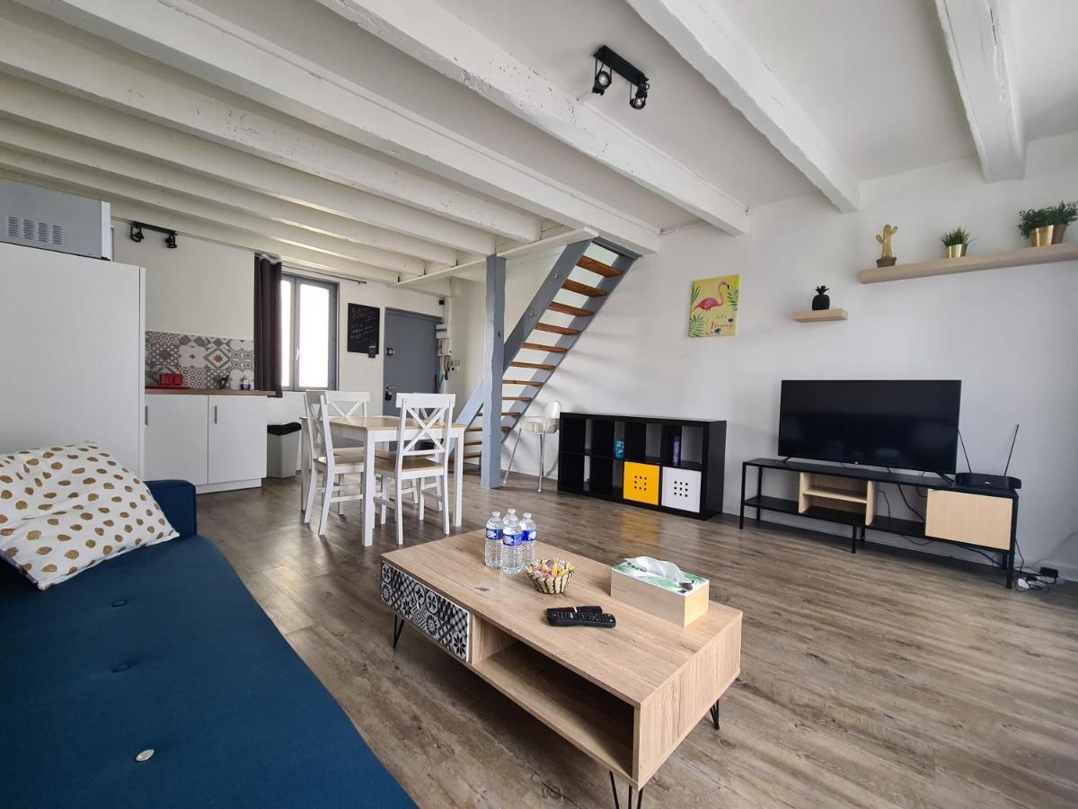 Les Cosy De Nancy - Le Duplex Aux Flammants Roses - 4Etoiles Apartment Екстериор снимка